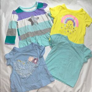 Bundle of 6-9mo Baby Girl T Shirts